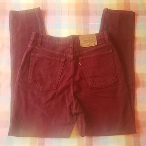 Vtg Levis 512 Denim Jeans Womens 13 High Waist